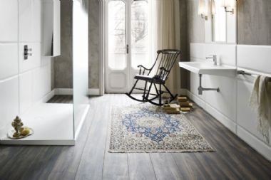 Suelo vinílico en baño