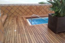 Tarima en madera para exterior